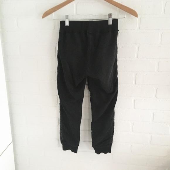 Guess Girl’s Sweat pants black 100% cotton with sequins (soft inside) M 10/12 - Picture 7 of 9